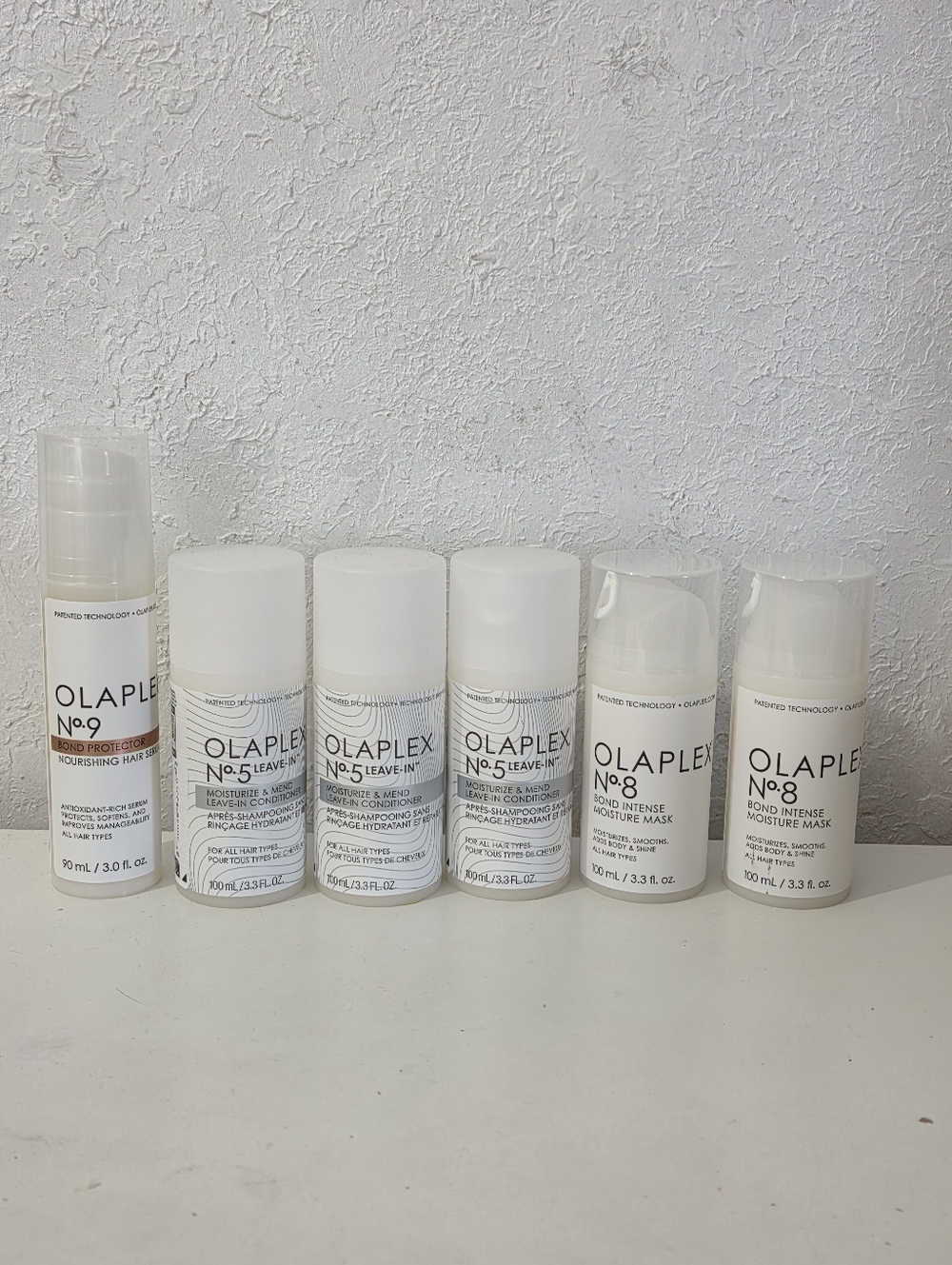OLAPLEX Set Of 6 Conditioner,Bond Intense Moisture Mask And Protector Hair Serum